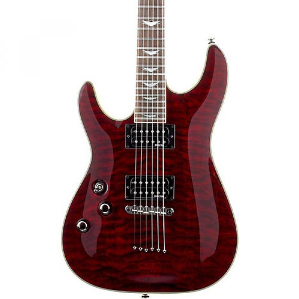 Schecter Guitar Research Omen Extreme-7 Left-Handed Electric Guitar Black Cherry #1 image