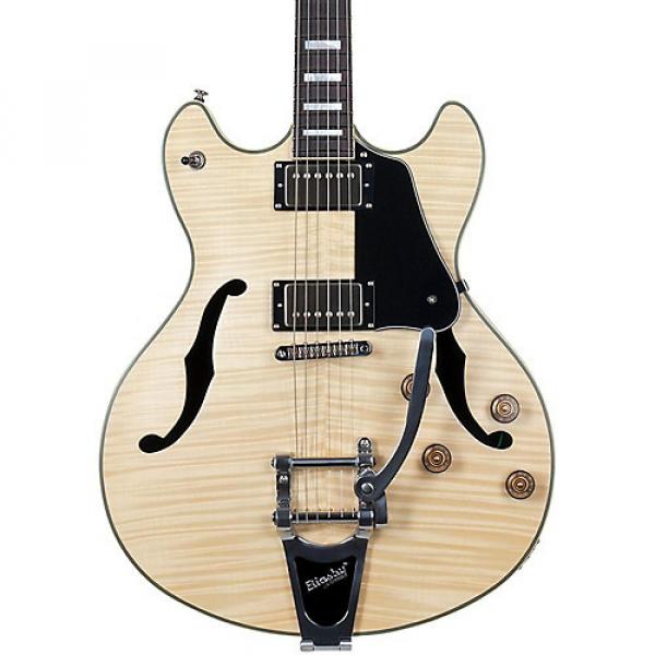 Schecter Guitar Research Corsair Custom Semi-Hollowbody Electric Guitar with Bigsby Natural Pearl #1 image