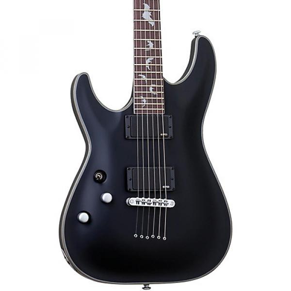 Schecter Guitar Research Damien Platinum 6 Left-Handed Electric Guitar Satin Black #1 image