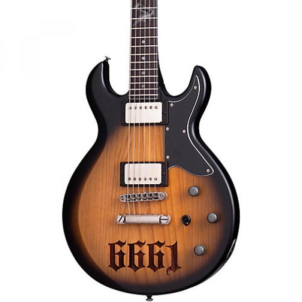 Schecter Guitar Research Zacky Vengeance S-1 6661 Electric Guitar Aged Natural Satin Black Burst #1 image