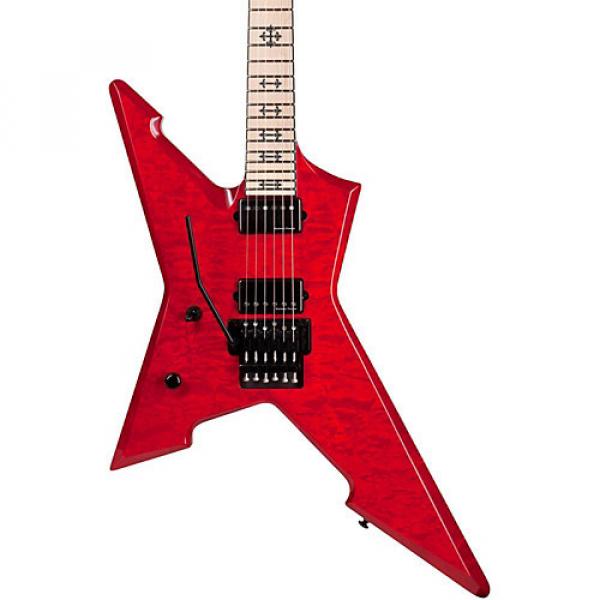 Schecter Guitar Research Cygnus JLX-1 with Floyd Rose Left-Handed Electric Guitar See-Thru Cherry #1 image