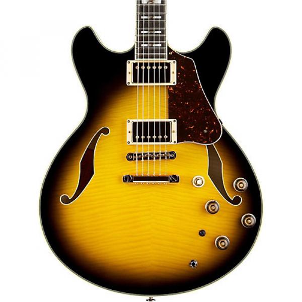 Ibanez AS200 Prestige Artstar Series Semi-Hollowbody Electric Guitar Vintage Yellow Sunburst #1 image