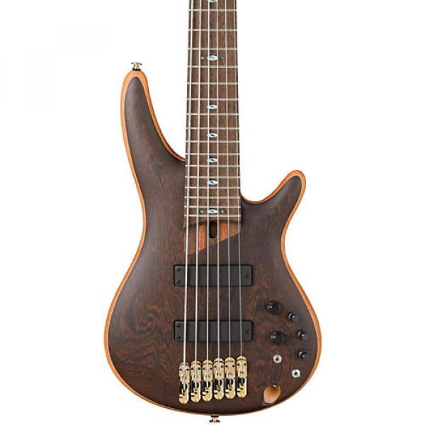 Ibanez Prestige SR5006 6-String Electric Bass Guitar Natural #1 image