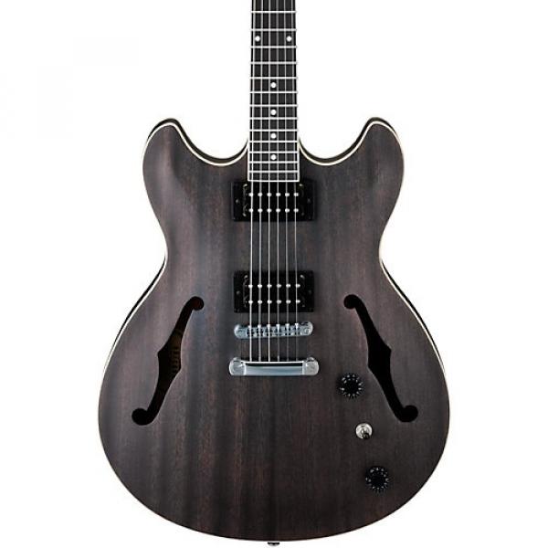 Ibanez Artcore AS53 Semi-Hollow Electric Guitar Flat Transparent Black #1 image