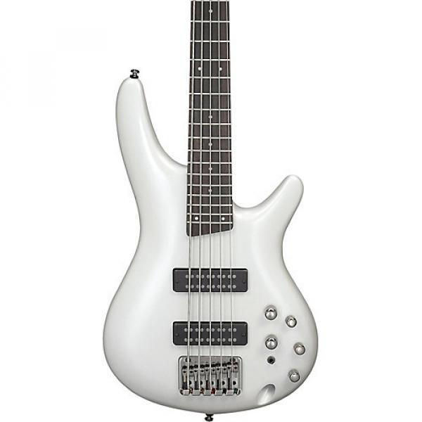 Ibanez SR305E 5-String Bass Pearl White #1 image