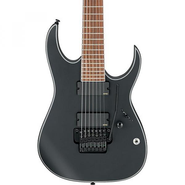 Ibanez Iron Label RG Series RGIR37BE 7-String Electric Guitar Flat Black #1 image