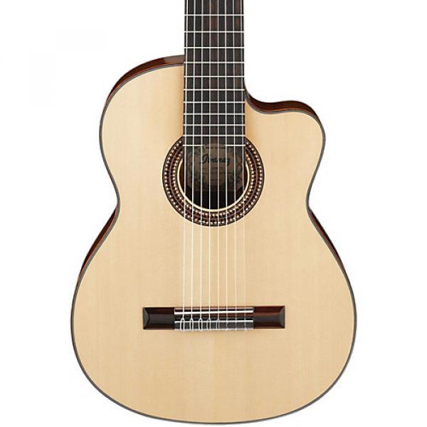 Ibanez G208CWCNT Solid Top Classical Acoustic 8-String Guitar Gloss Natural #1 image
