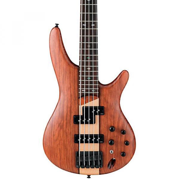 Ibanez SR755 5-String Electric Bass Guitar Flat Natural #1 image