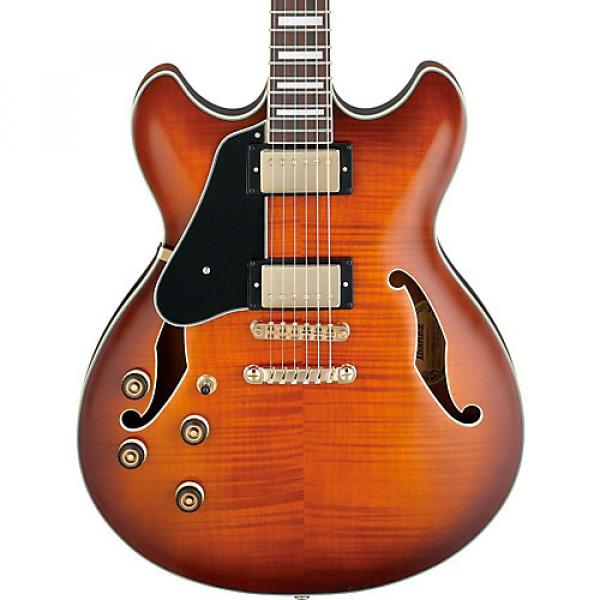 Ibanez Artcore Expressionist Series AS93L Left Handed Semi-Hollow Body Electric Guitar Violin Sunburst #1 image