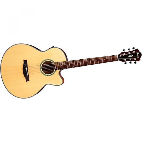 Ibanez AELBT1 Acoustic-Electric Baritone Guitar Natural #1 image