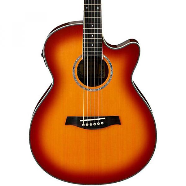 Ibanez AEG18II Cutaway Acoustic Electric Guitar Antique Violin Sunburst #1 image
