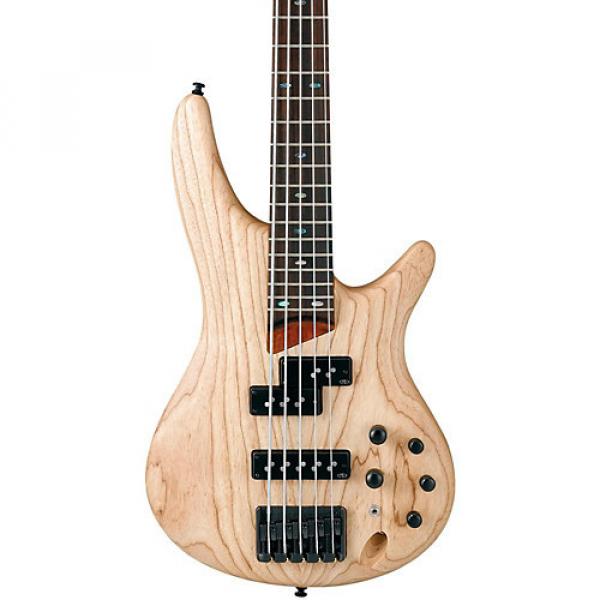 Ibanez SR655 5-String Electric Bass Guitar Flat Natural #1 image