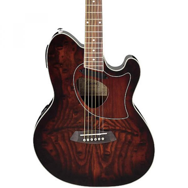 Ibanez Talman TCM50 Cutaway Acoustic-Electric Guitar Vintage Brown Sunburst #1 image