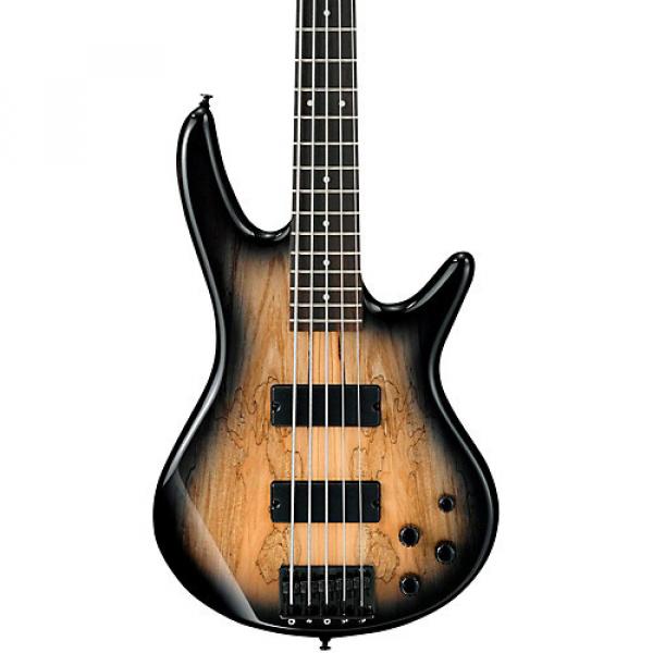 Ibanez GSR205SM 5-String Electric Bass Guitar Natural Gray Burst #1 image