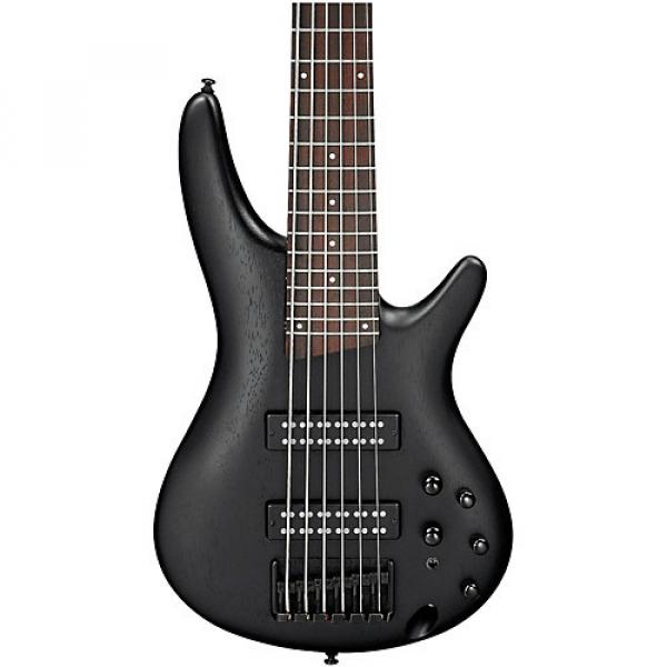 Ibanez SR306EB 6-String Electric Bass Guitar Weathered Black #1 image