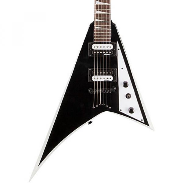 Jackson JS32T Rhoads  Electric Guitar Black with White Bevel #1 image