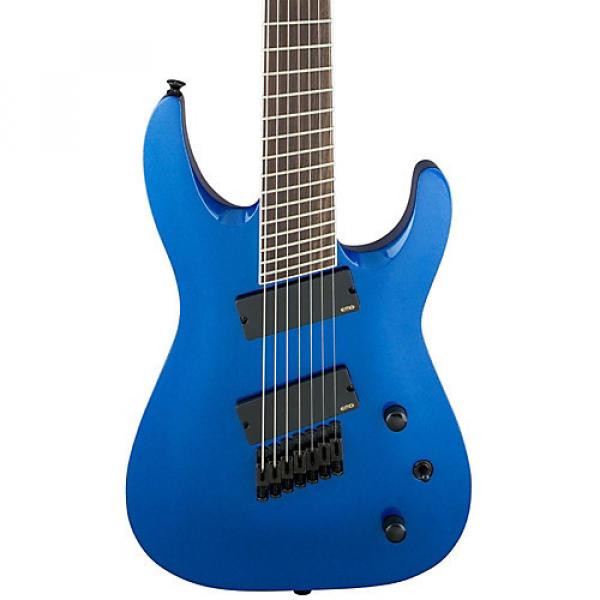Jackson X Series Soloist SLAT7 Multi-Scale-Fret Electric Guitar Blue Metallic #1 image