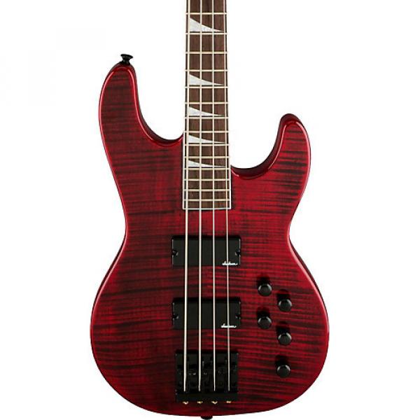 Jackson CBXNT IV Electric Bass Guitar Trans Red Rosewood Fingerboard #1 image