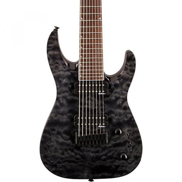 Jackson JS32-8 Dinky DKA QM 8-String Electric Guitar Transparent Black #1 image