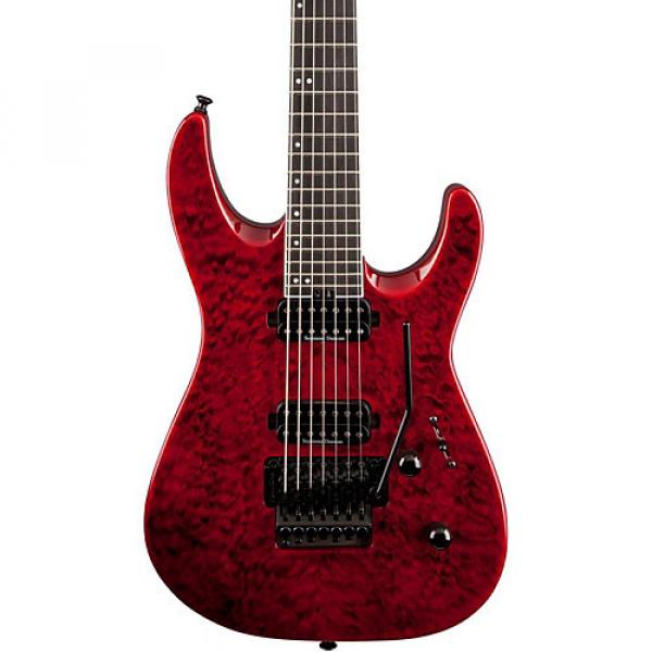 Jackson Pro Series DK7-Q Dinky 7-String Electric Guitar Transparent Red #1 image