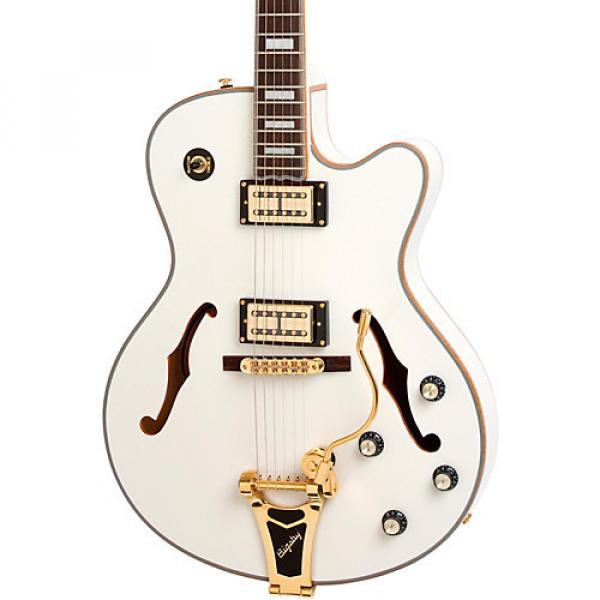 Epiphone Limited Edition Emperor Swingster Royale Electric Guitar Pearl White #1 image
