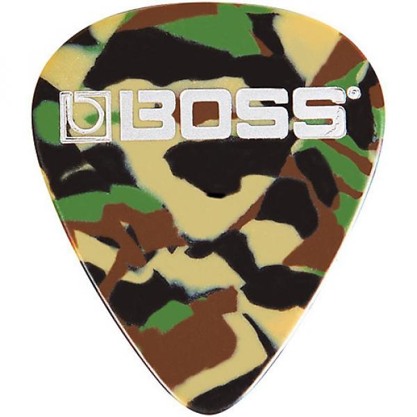 Boss Camo Celluloid Guitar Pick Thin 12 Pack #1 image