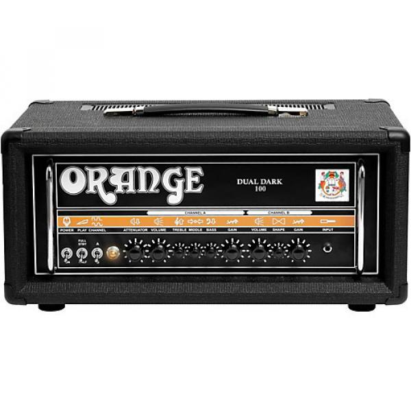 Orange Amplifiers Dual Dark 100W High-Gain Guitar Head Black #1 image