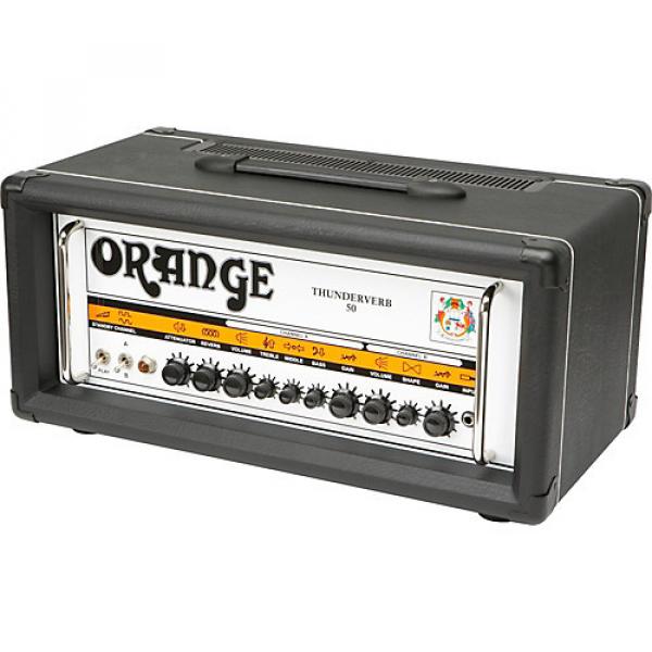 Orange Amplifiers Thunderverb 50 Series TH50HTC 50W Tube Guitar Amp Head Black #1 image