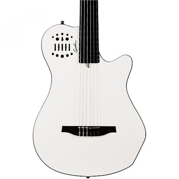 Godin Multiac Grand Concert SA Nylon-String Acoustic-Electric Guitar White #1 image
