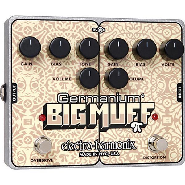 Electro-Harmonix Germanium 4 Big Muff Pi Overdrive and Distortion Guitar Effects Pedal #1 image