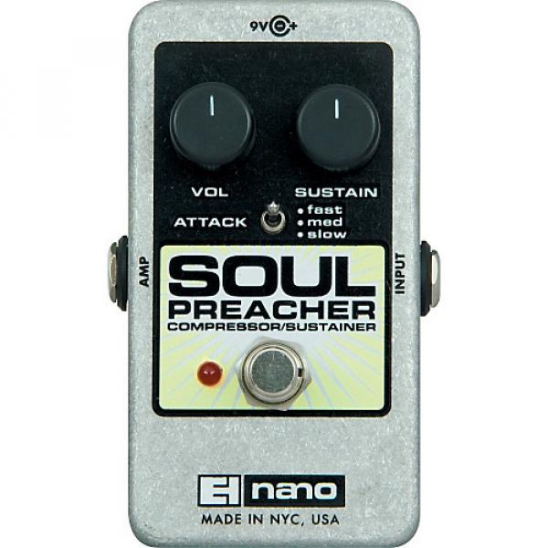 Electro-Harmonix Nano Soul Preacher Compressor / Sustainer Guitar Effects Pedal #1 image