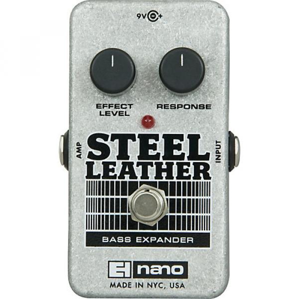 Electro-Harmonix Nano Steel Leather Bass Expander Effect Pedal #1 image