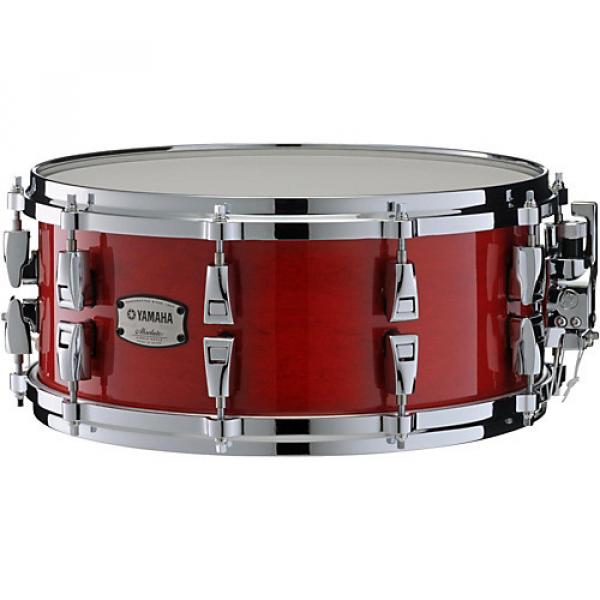 Yamaha Absolute Hybrid Maple Snare Drum 14 x 6 in. Red Autumn #1 image