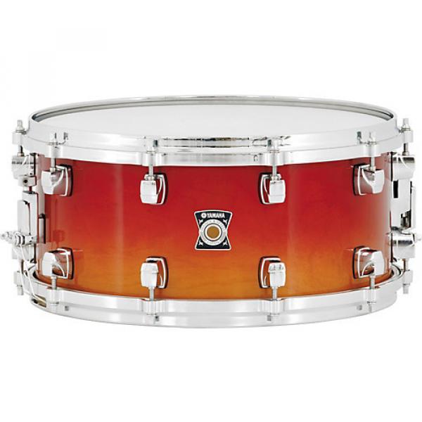 Yamaha Sensitive Series Snare Drum 14 x 6.5 Amber Sunburst #1 image