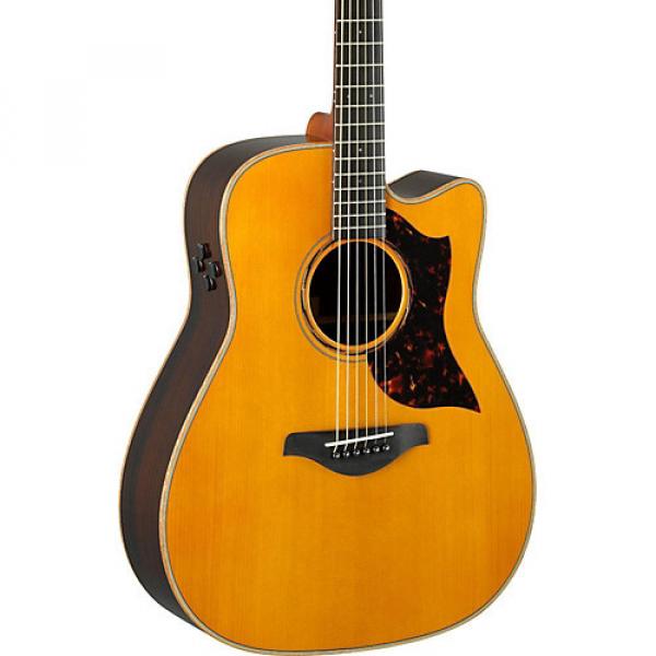 Yamaha A-Series A3R Dreadnought Acoustic-Electric Guitar Vintage Natural #1 image
