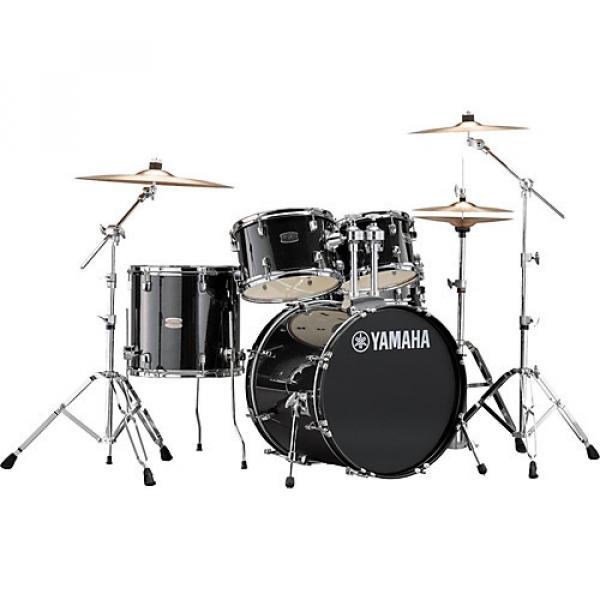 Yamaha Rydeen 5-Piece Shell Pack with 20 in. Bass Drum Black Glitter #1 image
