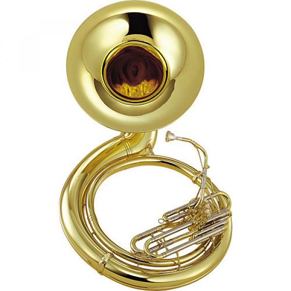 Yamaha YSH-411WC Series Brass BBb Lacquer Sousaphone with Hard Case #1 image