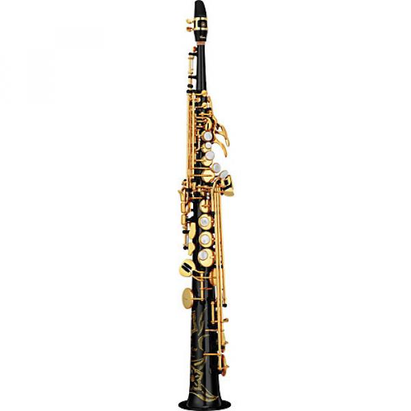 Yamaha Custom YSS-82Z Series Professional Soprano Saxophone with Straight Neck Black Lacquer #1 image