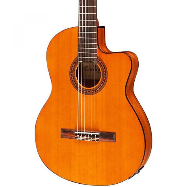 Cordoba C5-CET Classical Thinline Acoustic-Electric Guitar Natural #1 image