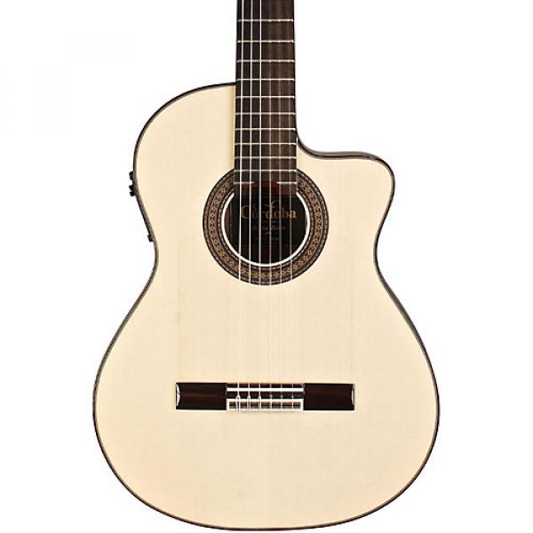 Cordoba 55FCE Flamenco Macassar Ebony Acoustic-Electric Nylon String Flamenco Guitar Natural #1 image