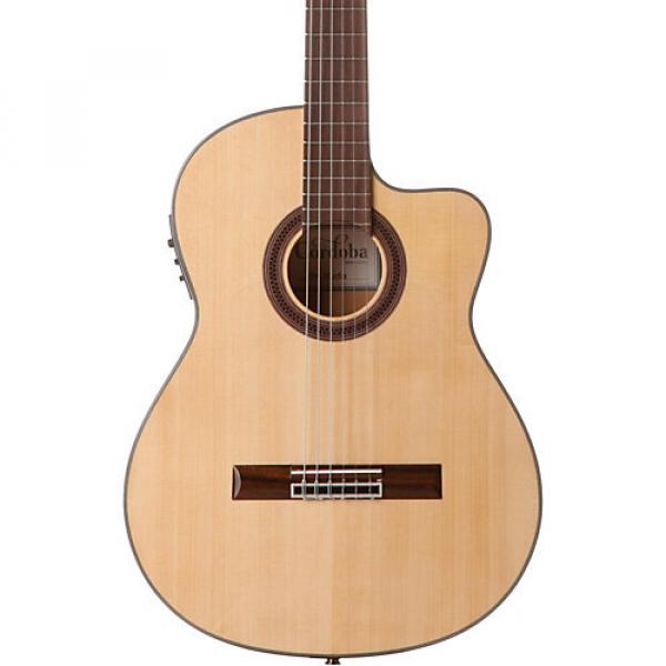 Cordoba GK Studio Acoustic-Electric Nylon String Flamenco Guitar Natural #1 image