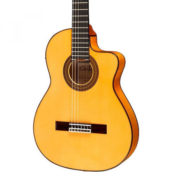Cordoba 55FCE Thinbody Acoustic-Electric Nylon String Flamenco Guitar #1 image