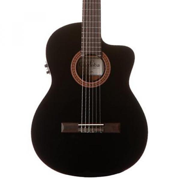 Cordoba C5-CEBK Classical Acoustic-Electric Guitar Black Black #1 image