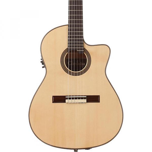 Cordoba Fusion 14 Maple Acoustic-Electric Nylon String Classical Guitar Natural #1 image