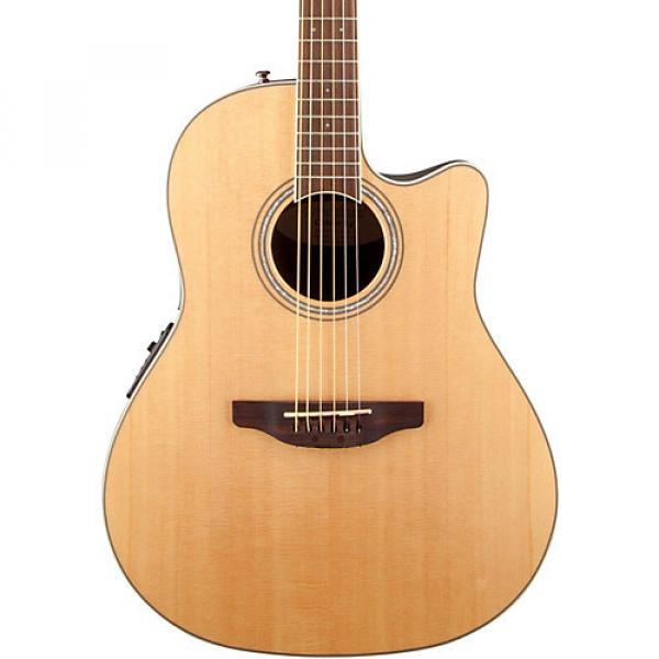 Ovation Celebrity Standard Mid-Depth Cutaway Acoustic-Electric Guitar Natural #1 image
