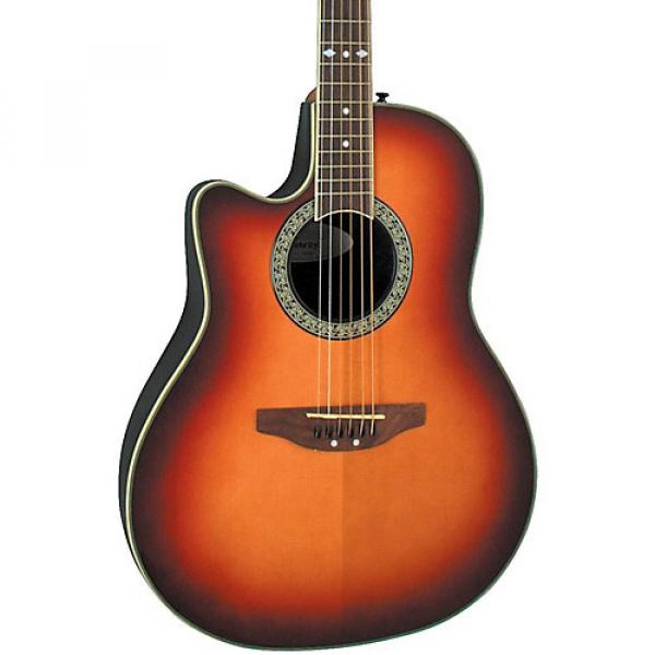 Ovation Celebrity Standard Left-Handed Acoustic-Electric Guitar Honey Burst #1 image