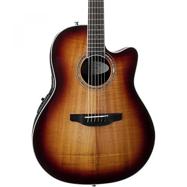 Ovation CS28P Celebrity Plus Acoustic-Electric Guitar Koa Burst #1 image