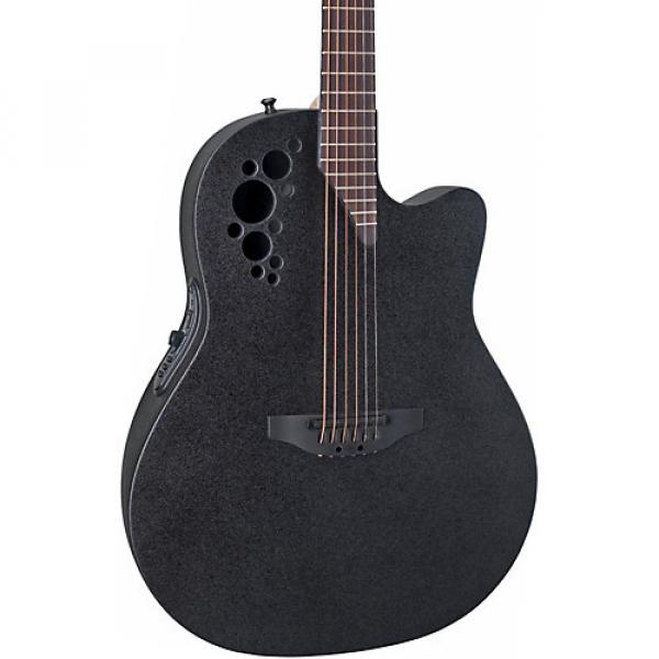 Ovation Elite 2078 TX Acoustic-Electric Guitar Black #1 image