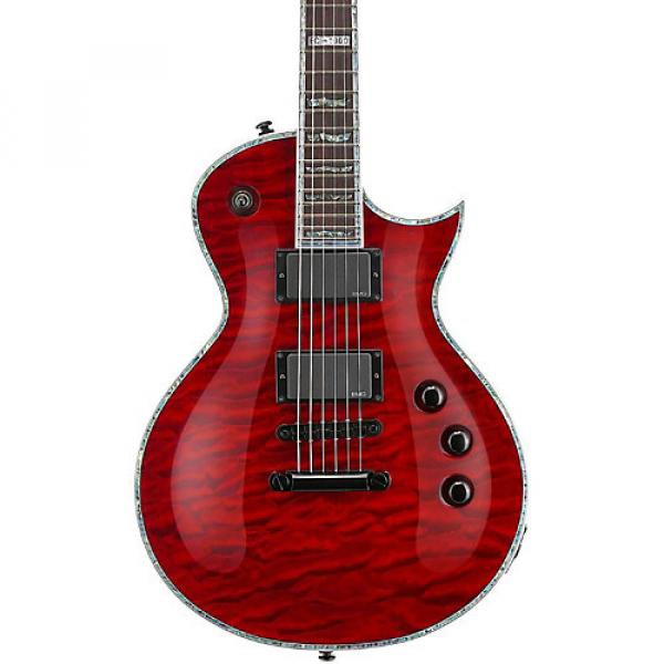 ESP LTD Deluxe EC-1000 Electric Guitar See-Thru Black Cherry #1 image