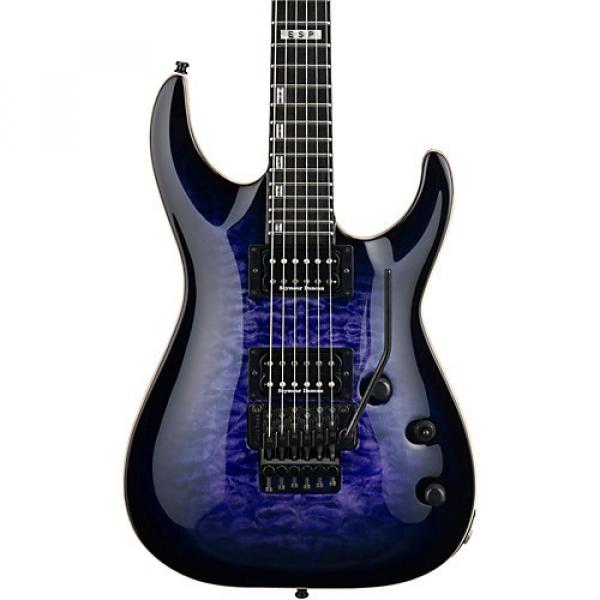 ESP E-II Horizon Electric Guitar with Floyd Rose Reindeer Blue #1 image